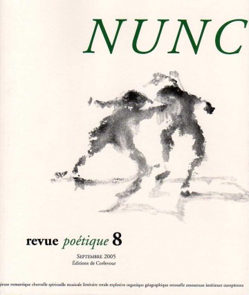 Le plus récent numéro de la revue Nunc